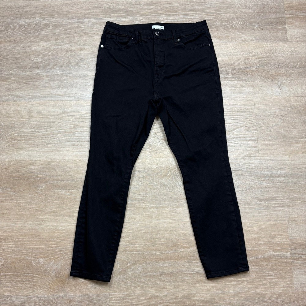 Good American High Rise Skinny Jeans‎ Women's 14 Color Black